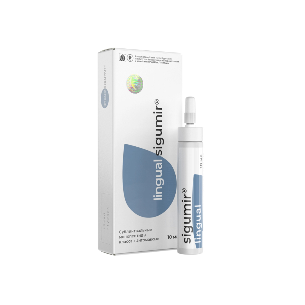 Оваген лингвал — пептидные капли для восстановления печени, флакон 10 мл